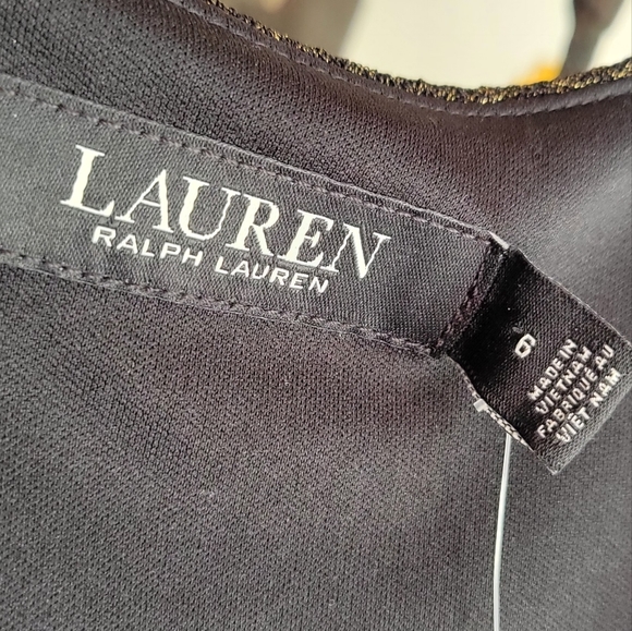 NWT LAUREN Ralph Lauren Jacquard Dress - Picture 14 of 16